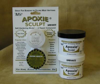 Aves Apoxie Sculpt Super White - 2 Part Modeling Compound (A & B