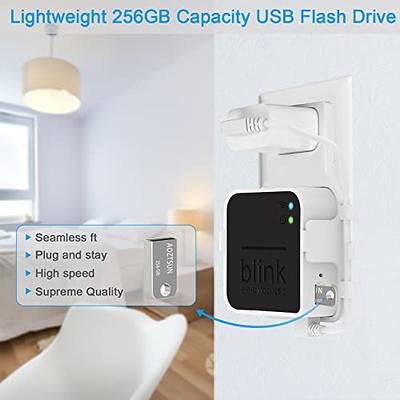 256GB USB Flash Drive and Outlet Wall Mount for Blink Sync Module 2, Save  Space and Easy Move Mount Bracket Holder for Blink Outdoor Indoor Security