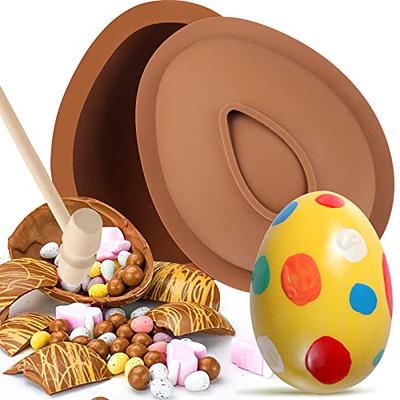 BUSOHA Easter Egg Silicone Molds for Chocolate, 2 Pcs Large Easter 3D  Breakable Chocolate Mold with 1 Hammer for Easter Decorations, Candy Mousse  Cake, Dessert Baking - Yahoo Shopping