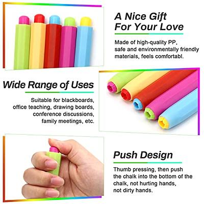 Ayaoch Chalk Holder,Magnetic Chalk Holder for Teachers or Kids.Chalk Holder for Chalkboard.Hoder with Magnet for Office or Classroom.4pcs A Case