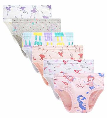 Barara King Girls' Undies 100% Cotton Panties Little Girls Soft Underwear  Kids Briefs (Pack of 6) Size 5 6 - Yahoo Shopping