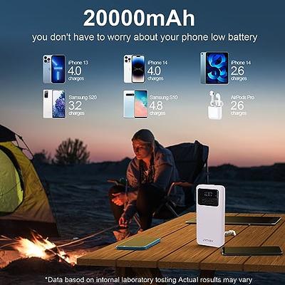 Quick Charge Power Bank 40000 Mah Travel Portable Spare External Battery  Charger