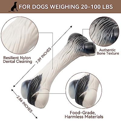 Bobasndm Heavy Duty Dog Toys for Aggressive Chewers - Durable Interactive  Dog Chew Toys for Medium and Large Breeds