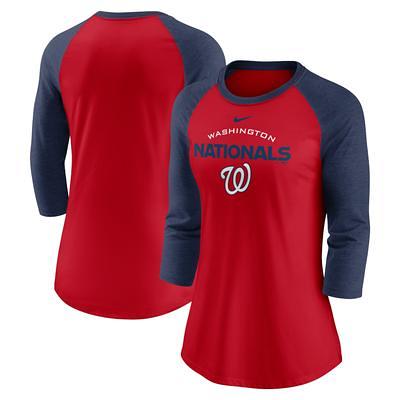 Los Angeles Dodgers Lusso Women's Nettie Raglan Half-Sleeve Tri