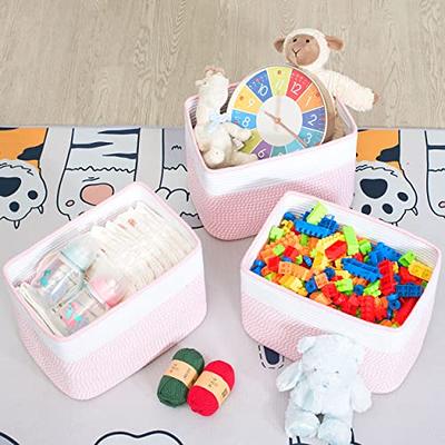 Storage Cubes, Rope Woven Organizing Baskets, Cube Storage Bin  Square Storage  Basket For Shelves Organizer, Nursery Classroom Toy Bin, Closet Organizer,  Home Organization & Storage Laundry Basket For Bathroom Bedroom, Home