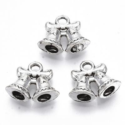  EXCEART 20pcs Charm Bracelet Spacers Stainless Steel