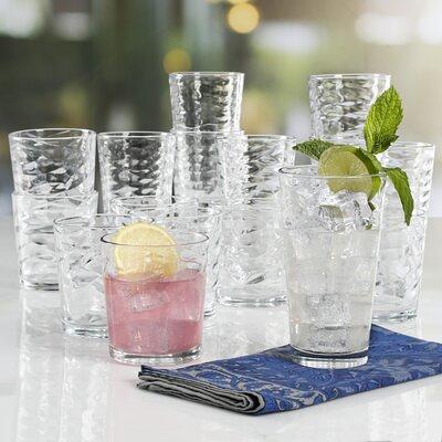 Tessco 8 Set Square Drinking Glasses Square Glass Cup Clear