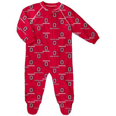 San Francisco 49ers Newborn & Infant Game Nap Teddy Fleece Bunting Full-Zip  Sleeper - Scarlet/Gray