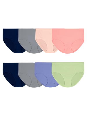 Fruit of the Loom Women's Breathable Micro-Mesh Low-Rise Brief Underwear,  6+2 Bonus Pack - Yahoo Shopping