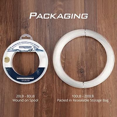 KastKing DuraBlend Monofilament Leader Line - Premium Saltwater Mono Leader  Materials - Big Game Spool Size 120Yds/110M - Yahoo Shopping