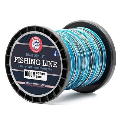 Ashconfish Braided Fishing Line- 9 Strands Super Strong PE Fishing  Wire-Abrasion Resistant - Zero Stretch-Small Diameter-Multiple Colors