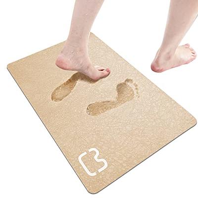 Graplife Stone Bath Mat Non-Slip Fast-Drying Mat for Kitchen