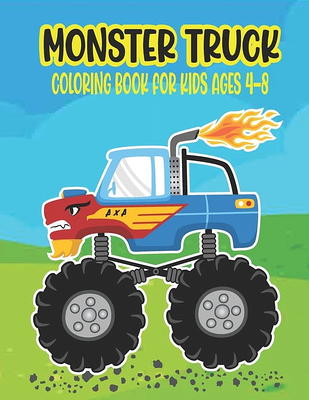 Monster Truck Coloring Book for Kids Children and Adults 50 Pages