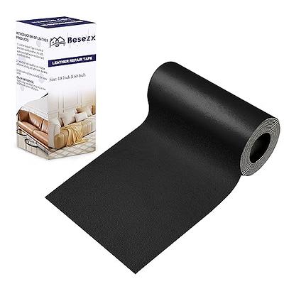 MastaPlasta Original Self-Adhesive Leather Repair Tape - Black 60 x 4  (150 x 10 cm). Instant