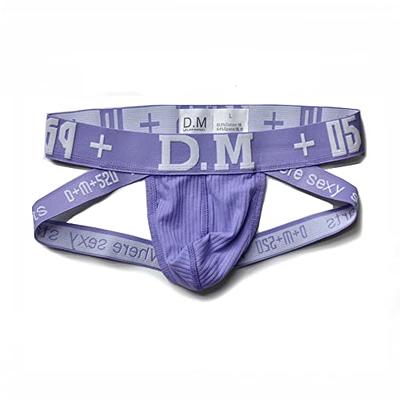 D.M Men's Underwear Jockstrap Briefs (L,Purple) - Yahoo Shopping