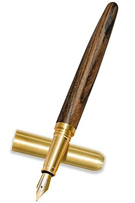 Handmade Bamboo Vintage Fountain Pen Ballpoint Pen Set with
