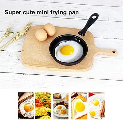 Demoyaya One Egg Frying Pan, Mini Induction Frying Eggs Pan, 4.7 Single Egg  Durable Small Pan with Handle Heat Resistant Non Stick Pot, Portable Pan  for Stove Gas Induction Hob - Yahoo