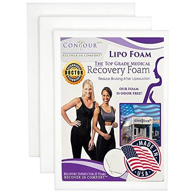 lipo foam  3 pack lipo foam lipo Lumbar molder foam board provides  abdominal compression,comfort post liposuction BBL surgery faja board,post  surgery ab board, post liposuction surgery garments fajas colombianas