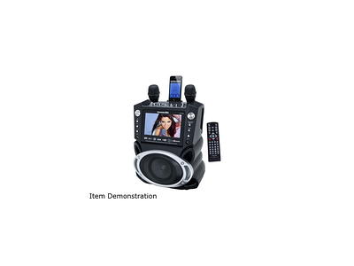 Karaoke USA Portable Professional CDG/MP3G Karaoke Player, 7 inch Color TFT  Display, Record Function, Rechargeable Lithium Battery and PA System, GF920  