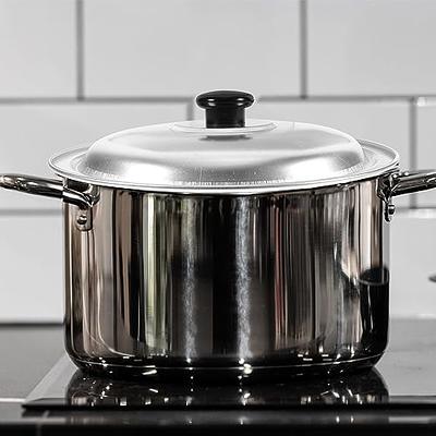 Yardwe Milk Pot Stainless Steel Saucepan with Lid Butter Warmer