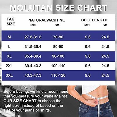 MOLUTAN Men Waist Trainer Trimmer for Weight Loss Tummy Control