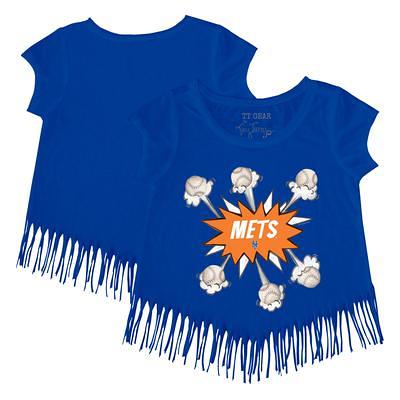 Toddler Tiny Turnip Royal Kansas City Royals Girl Teddy T-Shirt