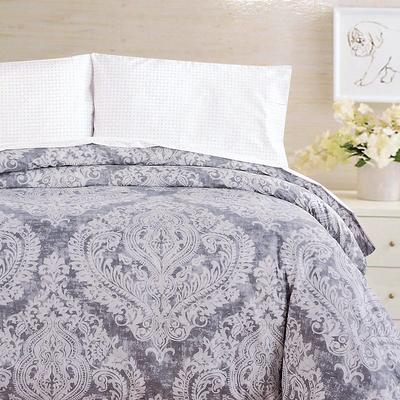 StyleWell Lane Medallion Full/Queen Bed in a Bag Comforter Set