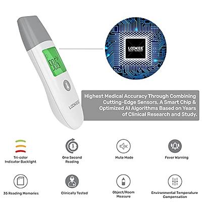 Handheld Infrared Forehead Thermometer Reader With Alarm & Memory Function