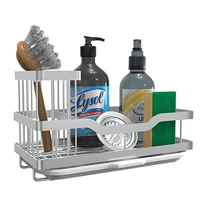 BSKSSK Sink Caddy,Kitchen Sink Organizers Sponge Holder for Kitchen Sink, Dish Soap Scrubber Holder with Removable Drain Pan,Sink Brush Holder for  Scrubber - Yahoo Shopping