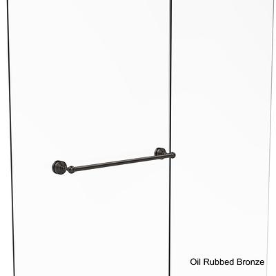 Allied Brass Waverly Place Collection Clear Brass 24-inch Shower