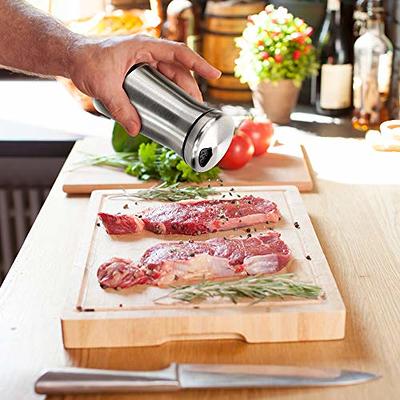 Salt and Pepper Grinder Set - KucheCraft Intuitive Salt Grinder