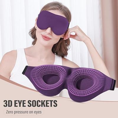 YIVIEW Sleep Mask for Side Sleeper, 100% Light Blocking 3D Sleeping Eye Mask,  Soft Breathable Eye Cover for Women Men, Relaxing Zero Pressure Night  Blindfold - Yahoo Shopping