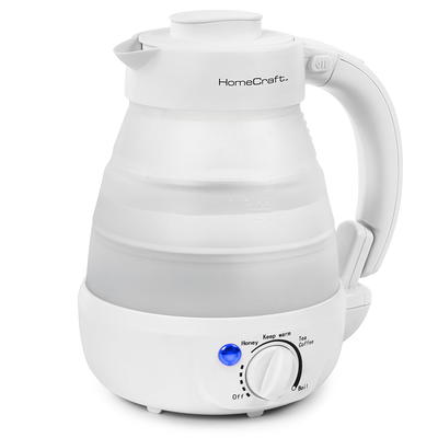 Elite Gourmet EKT1220M 1.2L Electric BPA-Free Glass Kettle, Temp Dial LED  Mint