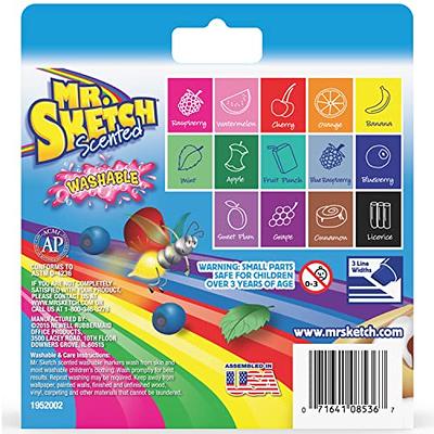 Mr Sketch Washable Chisel Marker 6 Set