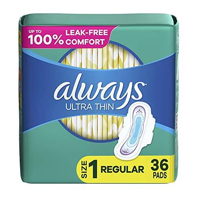 Always Ultra Thin Overnight Pads, Unscented - Size 5 (72 ct.)