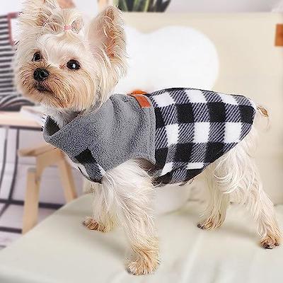  4 Pieces Fall Dog Shirt for Small Dogs, Tiny Dog Clothes  Outfit, Extra Small Dog Clothes, Yorkie Teacup Chihuahua Male Clothes,  Summer Pet Cat Clothing (X-Small) Brown : Pet Supplies