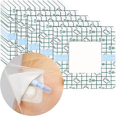 LotFancy Medical Silicone Tape, 2 Count 1 in × 5.5 Yards, Waterproof  Adhesive Wound Tape 