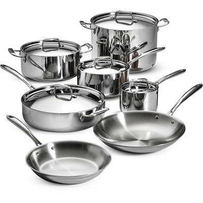 KitchenAid Stainless Steel 5-Ply Clad Twin Pack: 8.25 & 10 Open Frying  Pans - Yahoo Shopping