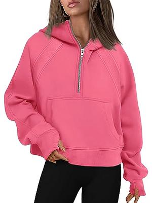  Women Casual Cropped Zip Up Hoodie Cute Crop Top Y2K Teen Girls  Trendy Lightweight Crop Jacket Long Sleeve Sweatshirt : Sports & Outdoors