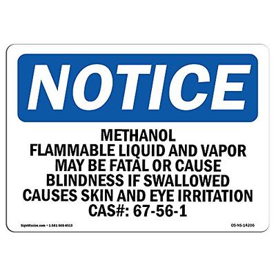 Notice Sign - Argon Gas - OSHA