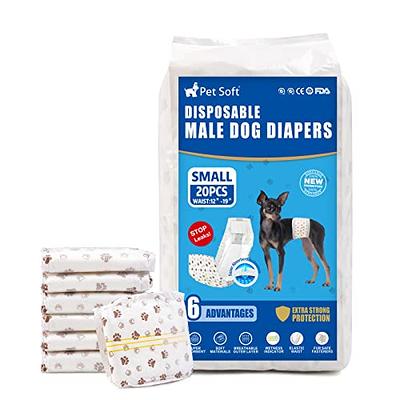  Grecle Premium Male Dog Wraps - High Absorbency Male