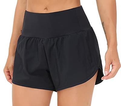 Heathyoga Flowy Shorts 2 in 1 Butterfly Shorts with Pocket Womens