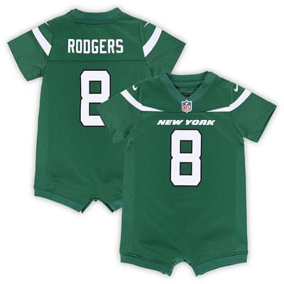 Nike Little Kids' New York Jets Aaron Rodgers #8 Green Game Jersey