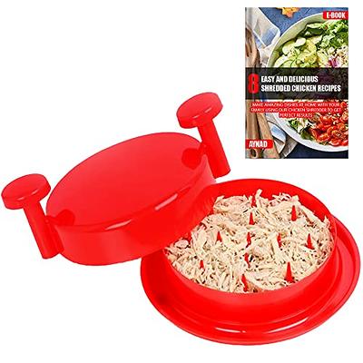 Essential Ways Chicken Shredder-Meat Shredder Claws Bowl w/Clear  Cover-Heat-Resistant Anti-Skid Chicken Shredder Tool-Chicken Shredder  Machine w/Meat