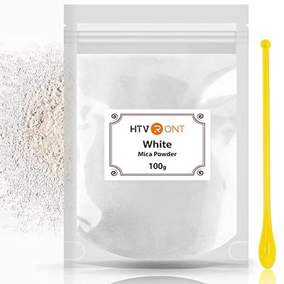 HTVRONT White Mica Powder for Epoxy Resin - 3.5 oz (100g) Nature