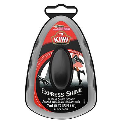 Express Shoe Shine Sponge- Extra Large Instant Shine Sponge for Shoes,  Boots, Bags & More- 6mL