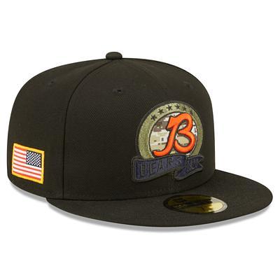 Chicago Bears New Era 2023 Salute To Service Low Profile 9FIFTY Snapback Hat  - Stone/Navy