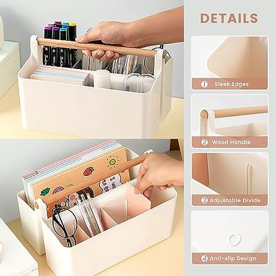 Storage Organizer Box Case Three Layer Supply Art Craft Multipurpose Handled  Sewing Supplies Beauty Plastic Carrying 