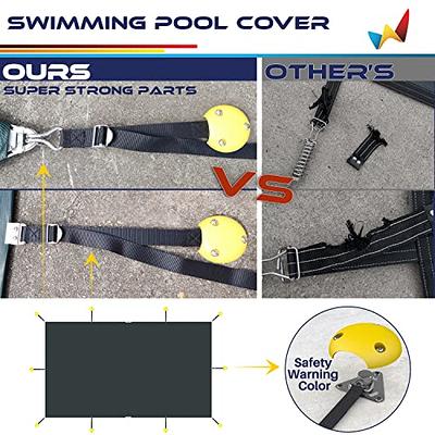 Windscreen4less 18'x40' Winter Pool Covers for Inground Swimming