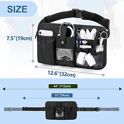 Trunab Utility Nurse Fanny Pack with 12 Essential Tool Pockets, Tape Holder,  Adjustable Waist Belt, Medical Organizer Pouch for Nurse, Doctor Black -  Yahoo Shopping